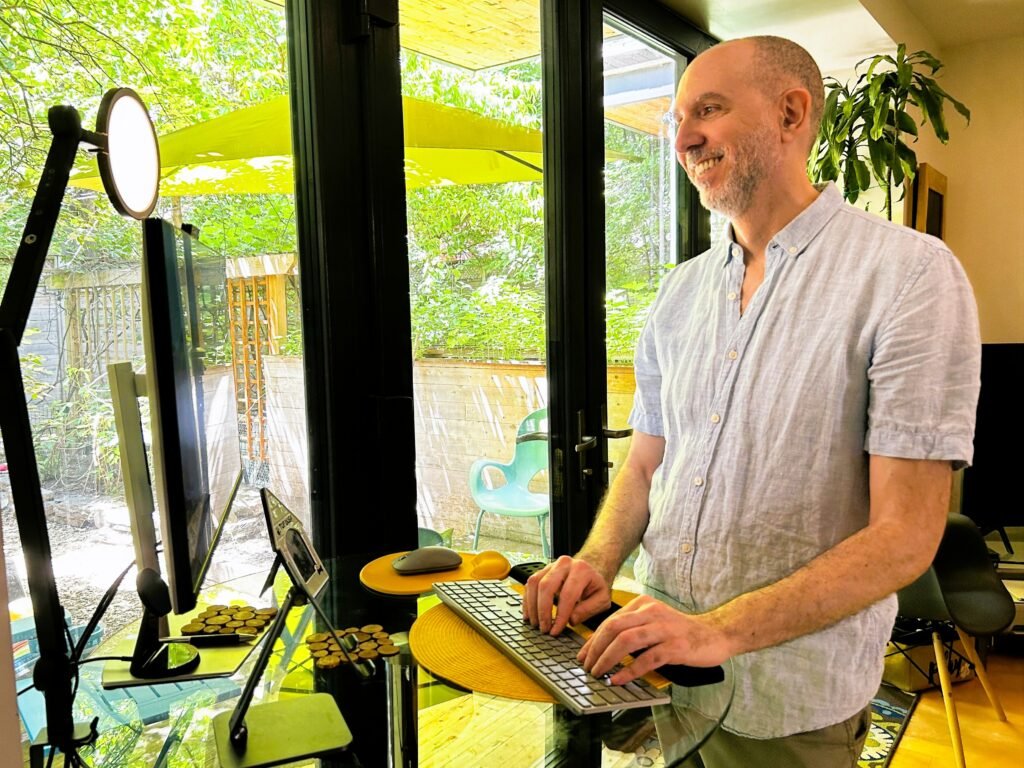 Jeffrey Silverstone working